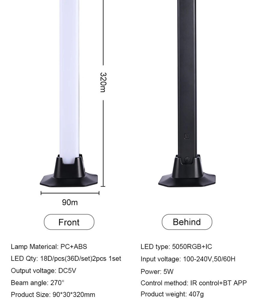 Barre LED RGB Intelligente Synchronisée avec la Musique – Ambiance Immersive