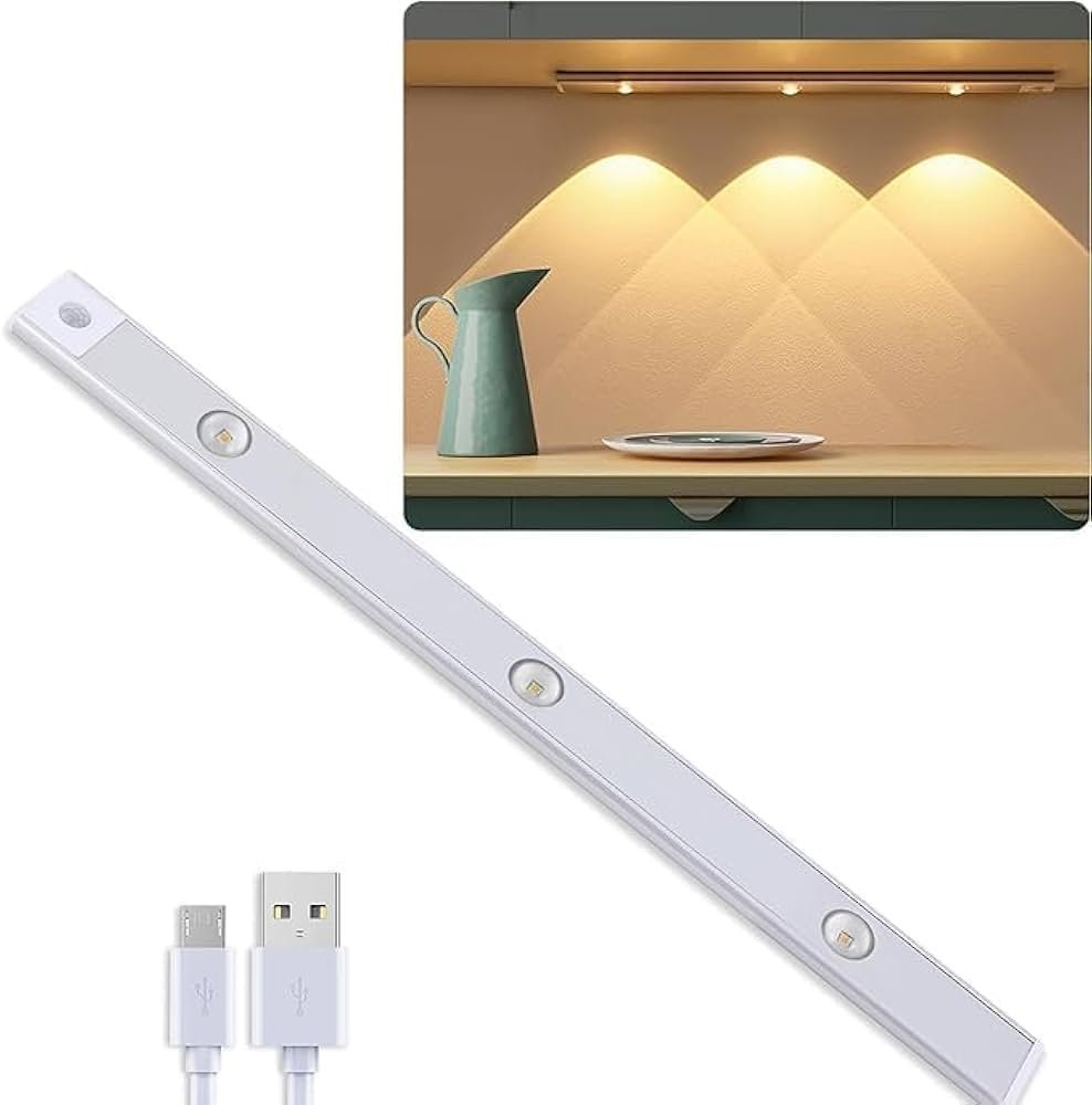 Lampe LED Rechargeable HS24020 – Détecteur de Mouvement & 3 Modes 40CM