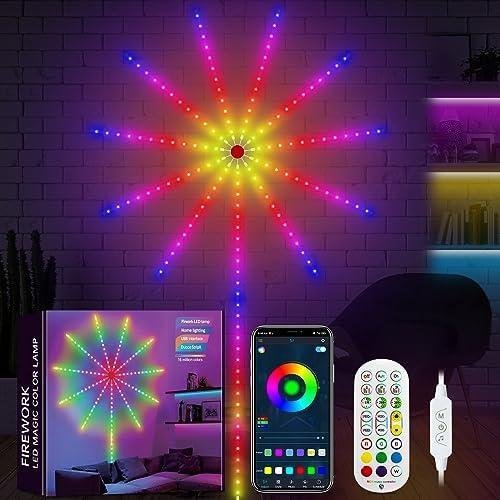 Lumière RGB Feux d'Artifice Contrôlée par Application - Image 2