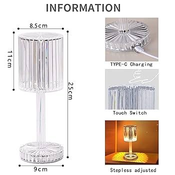 Lampe Cristal Bluetooth – Éclairage 3D & Ambiance Musicale - Image 4