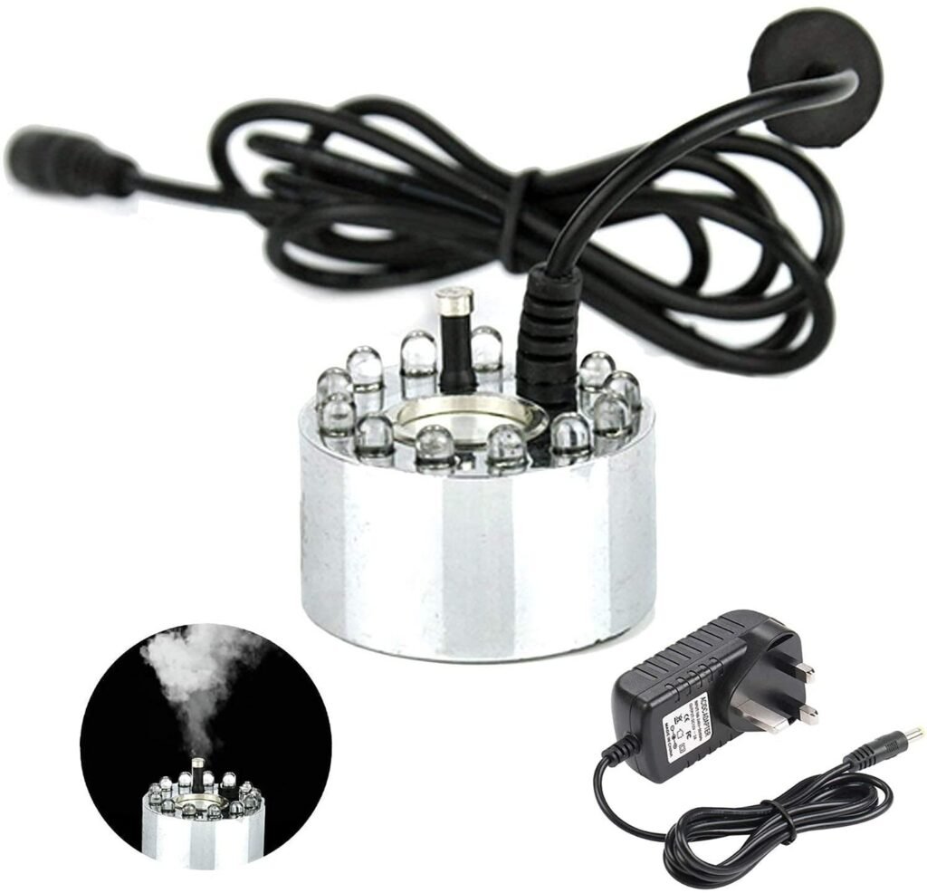 Nebuliseur LED 12 LED – Brouillard d’eau 100% vapeur pour bassins