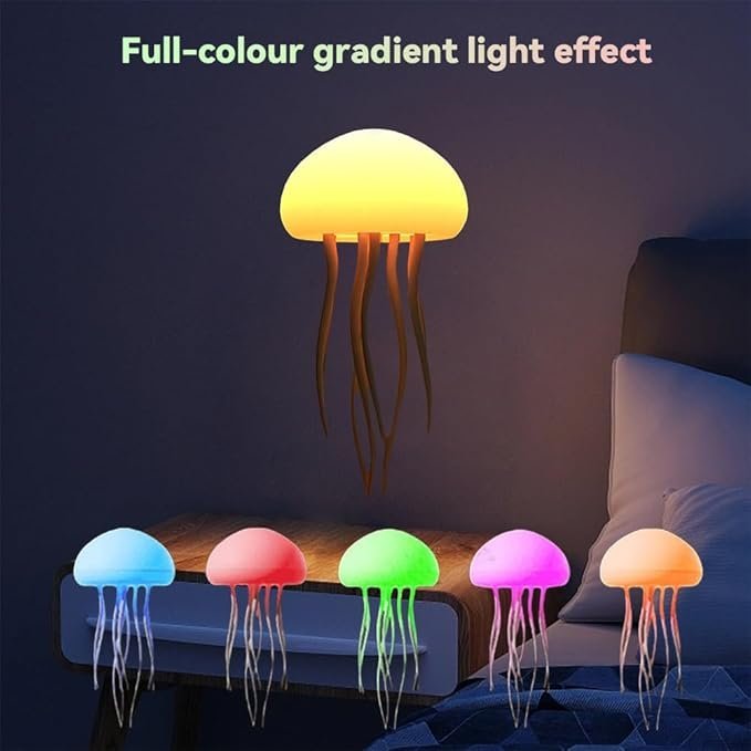 Veilleuse Lampes Méduse rechargeable avec capteur tactile – ambiance marine - Image 7