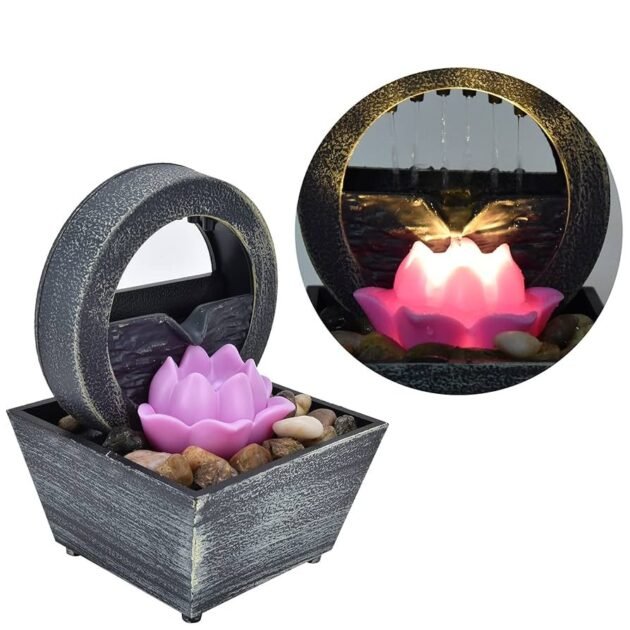 Fontaine d’Eau Décorative USB – Élégance Zen & Relaxation Instantanée