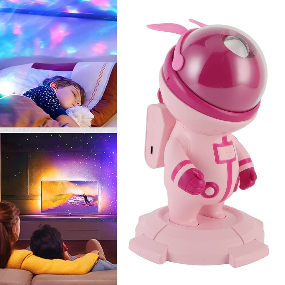Projecteur Galaxie Lumière – Design Astronaute pour Enfants et Adultes