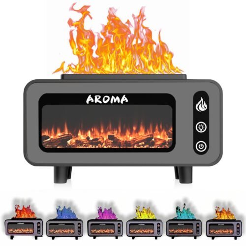 Diffuseur et Humidificateur Effet Flamme - Ambiance Relaxante