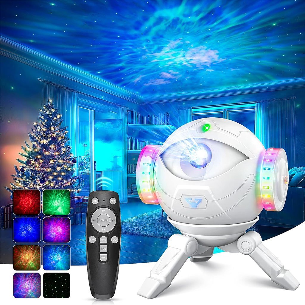 Projecteur Astronaute Nocturne réglable à 360°avec télécommande