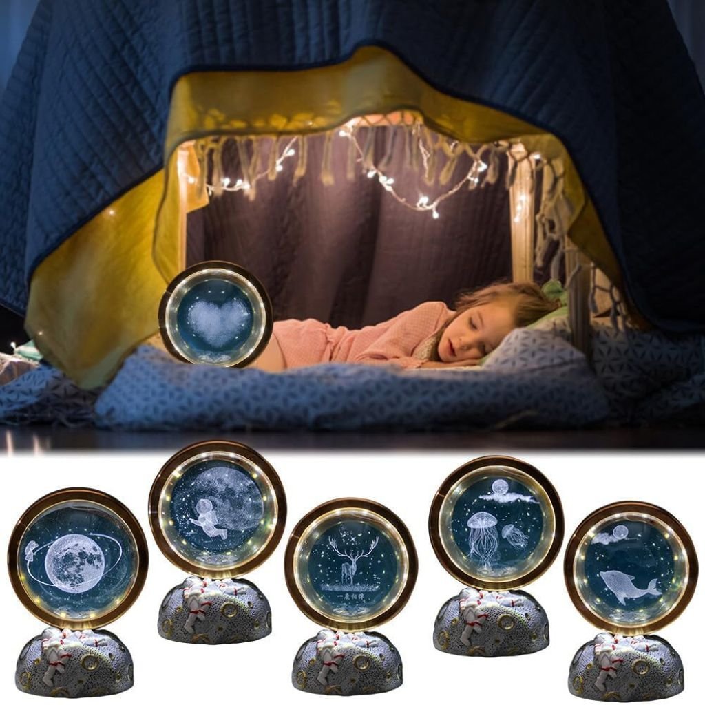 Lampe Cristal 3D Système Solaire - Image 3