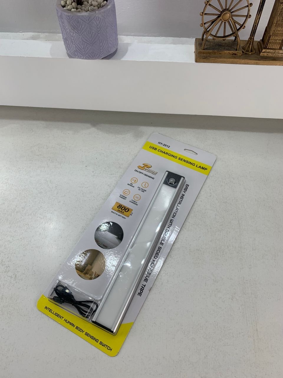 Lampe LED Rechargeable Détecteur Mouvement 3 Modes HY-2012 - Image 8