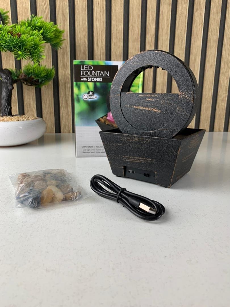 Fontaine d’Eau Décorative USB – Élégance Zen & Relaxation Instantanée - Image 6