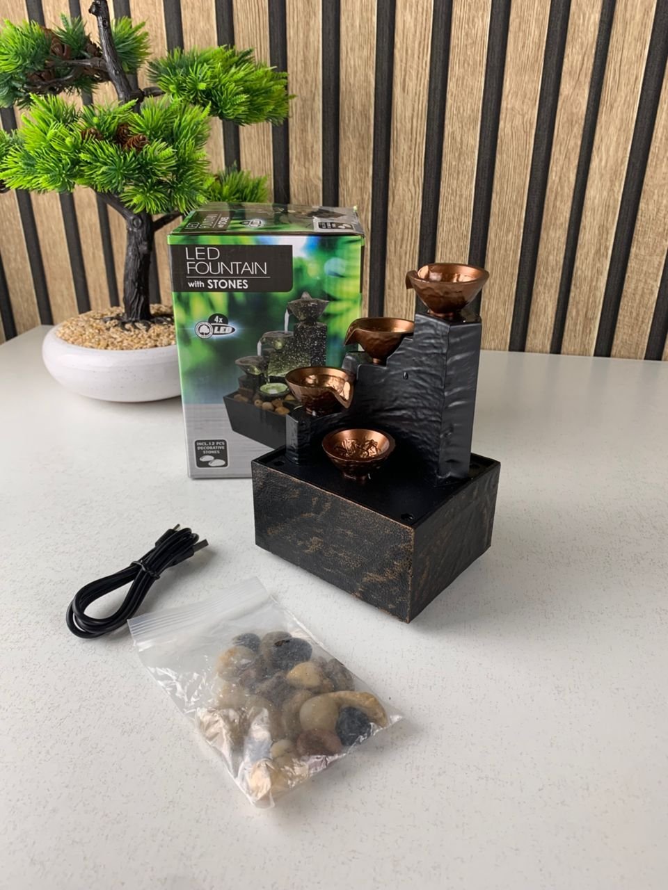 Fontaine d’Intérieur USB Compacte – Élégance Zen & Ambiance Relaxante - Image 8