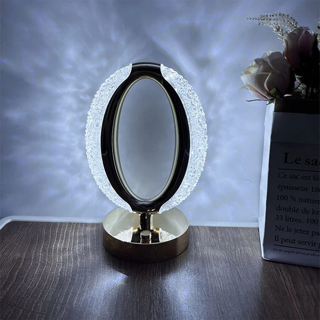 lampe de bureau LED TEESTA avec son design ovale - Image 4