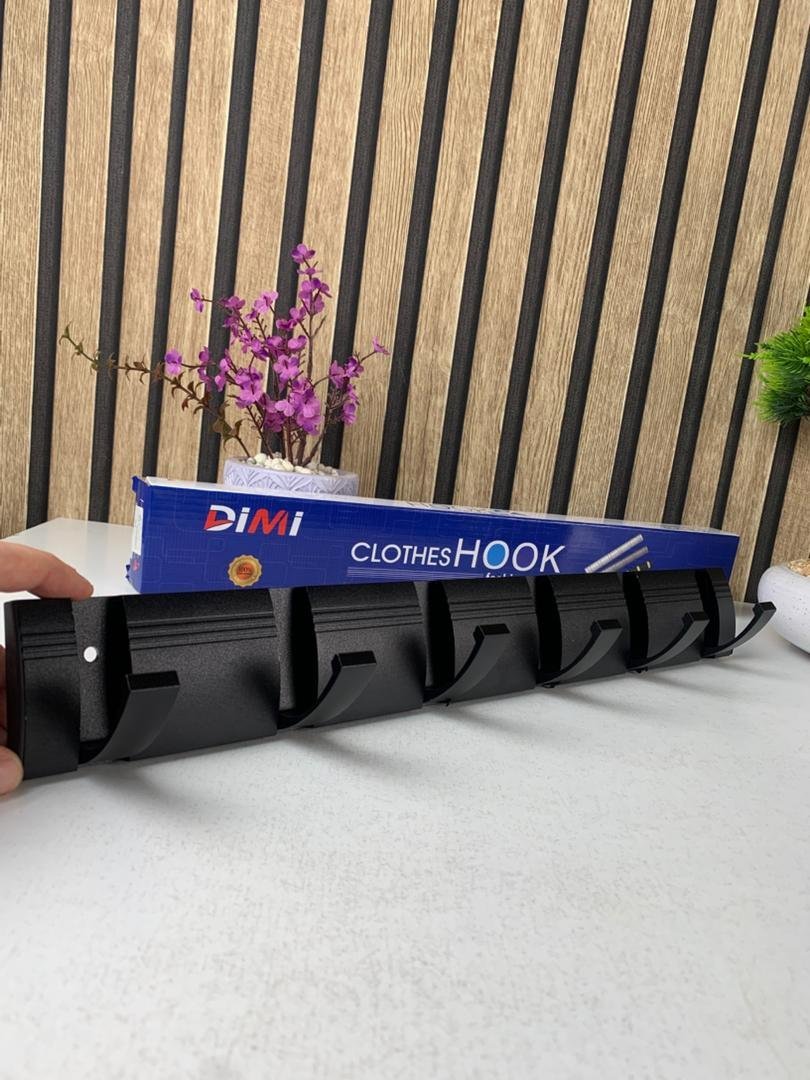 Porte Manteau Mural Métallique avec 6 Crochets – Élégance, solidité et gain d’espace - Image 6