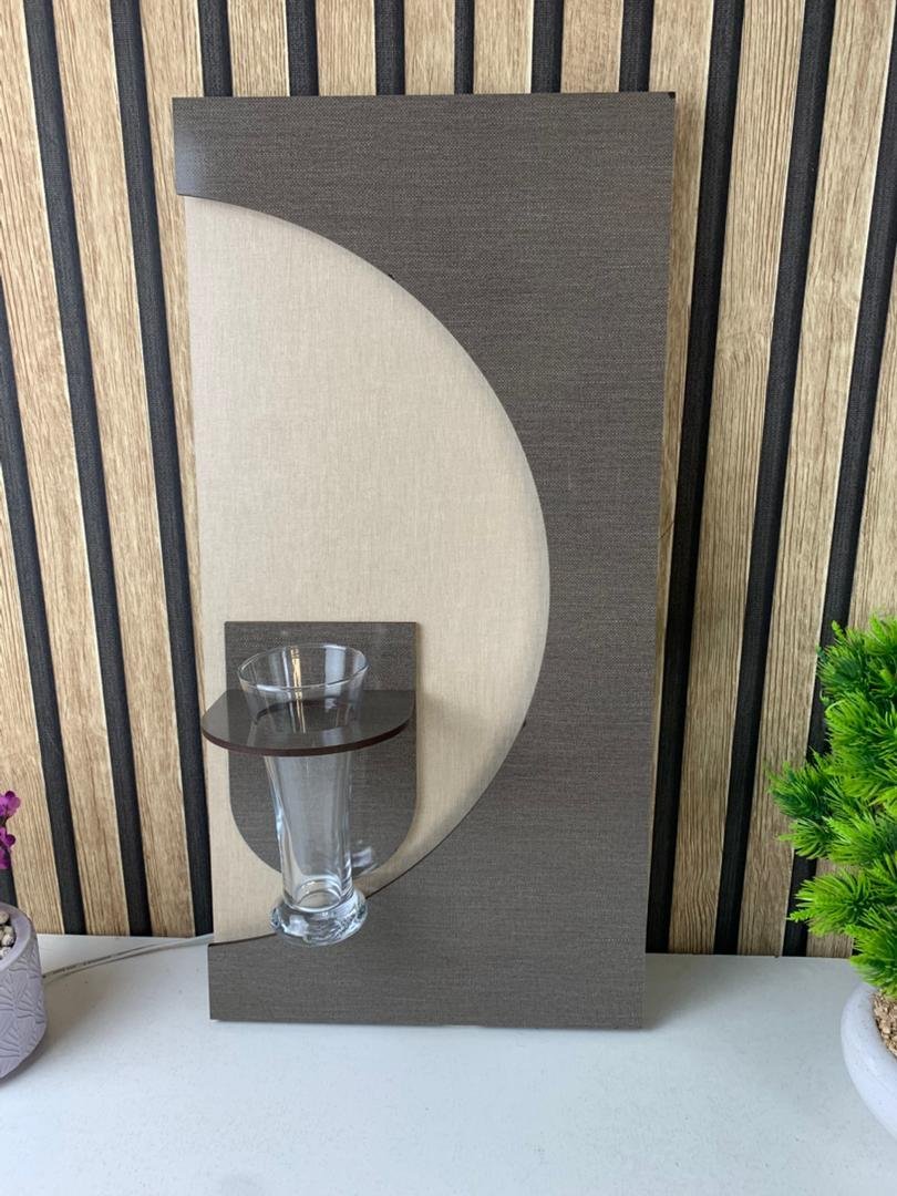 Panneau mural décoratif avec éclairage LED design moderne en bois V4 – L’art de la nature illuminée - Image 2