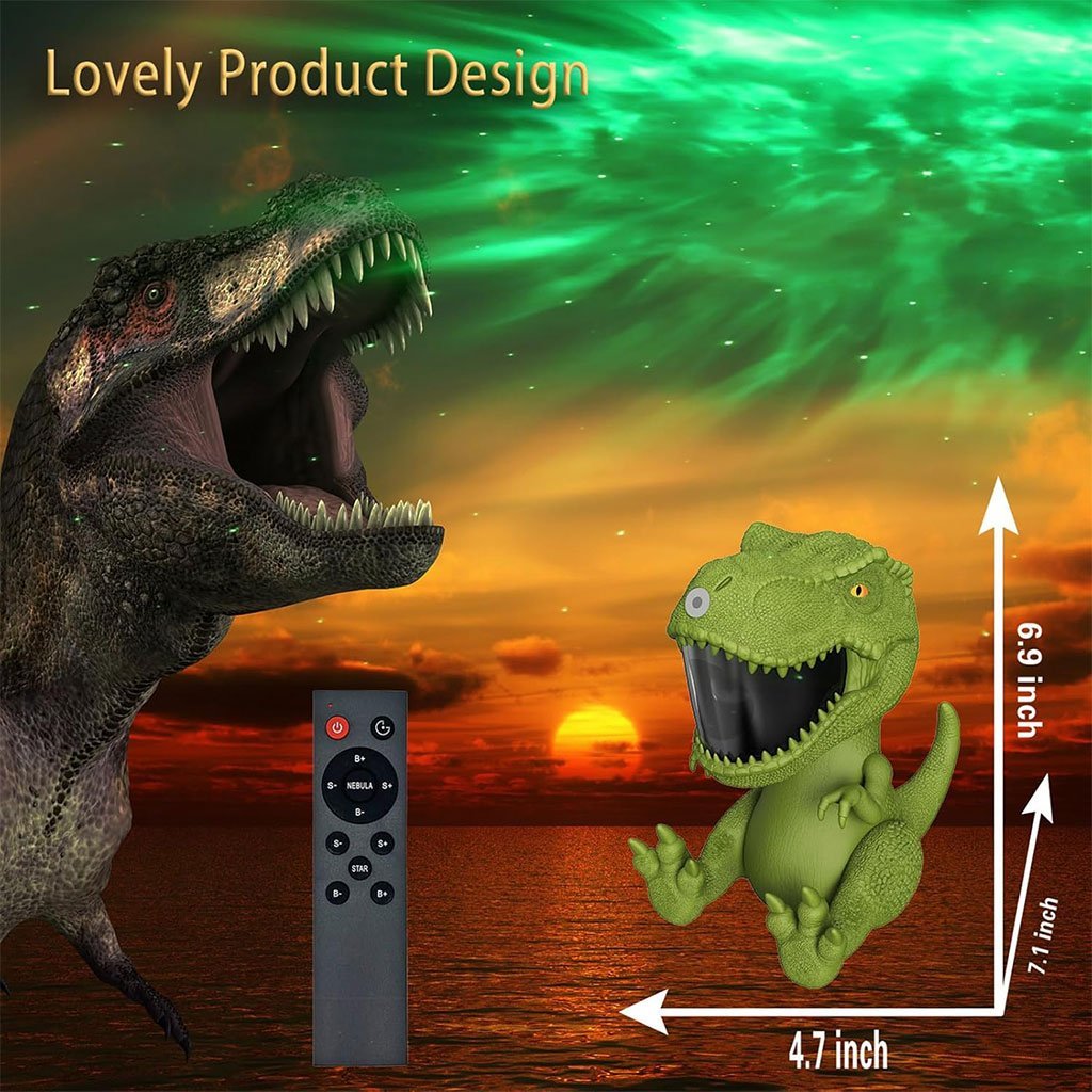 Projecteur Dinosaure Galaxy et Haut Parleur avec Télécommande - Image 3