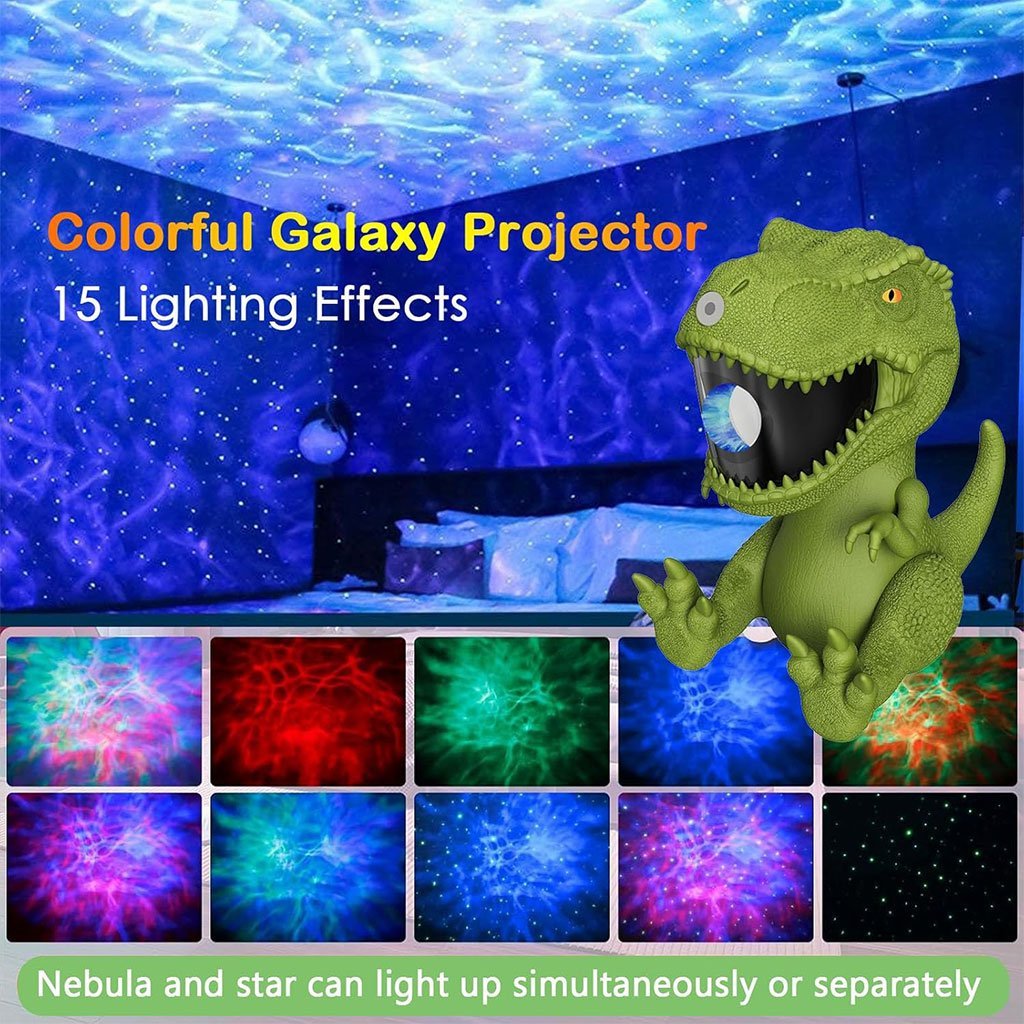 Projecteur Dinosaure Galaxy et Haut Parleur avec Télécommande - Image 2