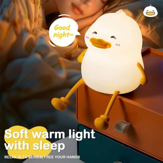 Veilleuse Canard en Silicone Rechargeable