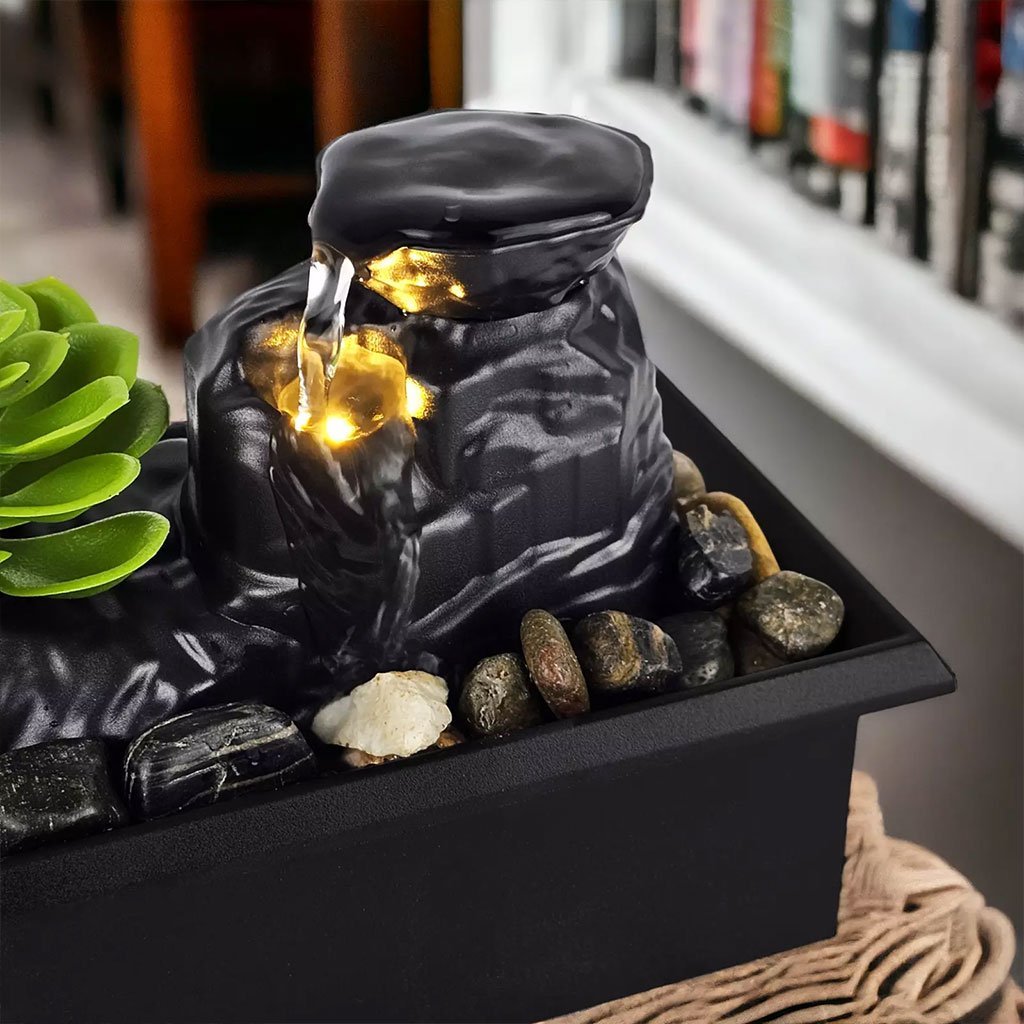 Fontaine d’Intérieur USB Anti-Stress – Décoration Zen & Relaxation Instantanée - Image 4