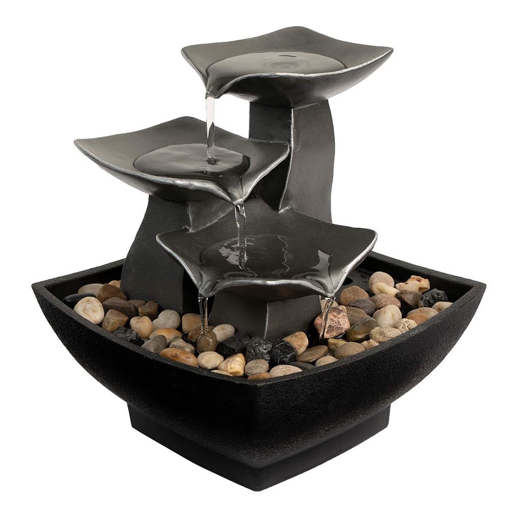 Fontaine à eau cascade LED USB V4 – Ambiance Zen, Élégance & Énergie Positive - Image 5