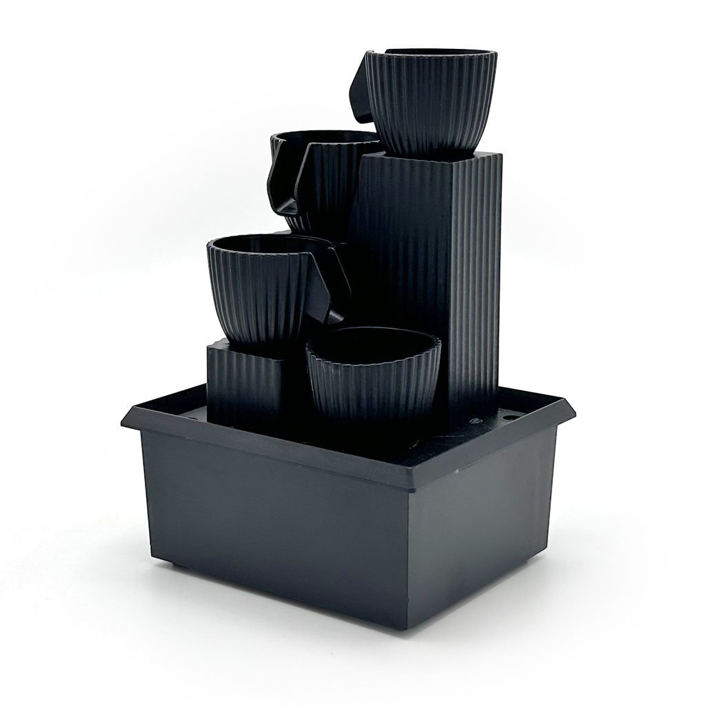 Fontaine à eau cascade LED USB V5 – Élégance Zen & Ambiance Apaisante - Image 4