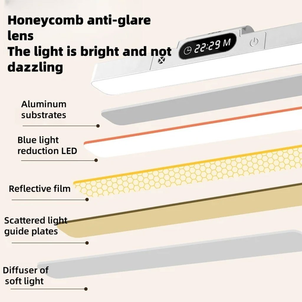 Lampe LED magnétique rechargeable – Éclairage intelligent et élégant - Image 5