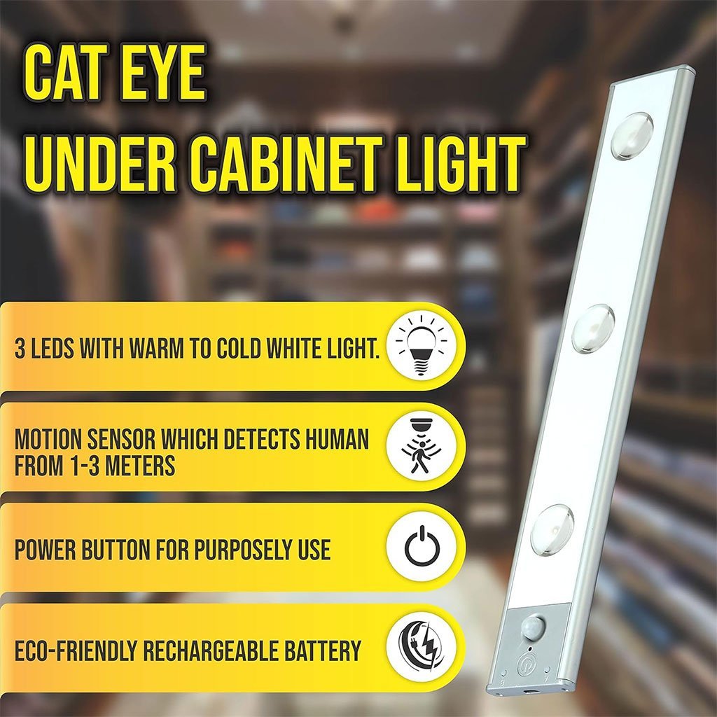 Lampe LED Rechargeable HS24020 – Détecteur de Mouvement & 3 Modes 40CM - Image 4