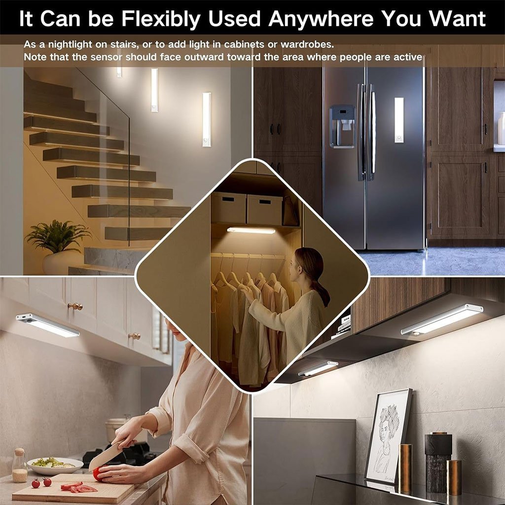 Lampe LED Rechargeable Détecteur Mouvement 3 Modes HY-2012 - Image 6