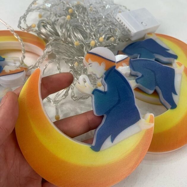 Guirlande Lumineuse Eid Mubarak 3M  - Éclairage Festif