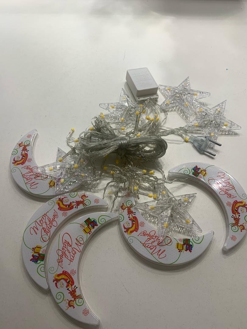 Guirlande Rideau Joudelimiar Étoile & Lune - Image 5