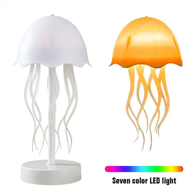 Veilleuse Lampes Méduse rechargeable avec capteur tactile – ambiance marine - Image 4