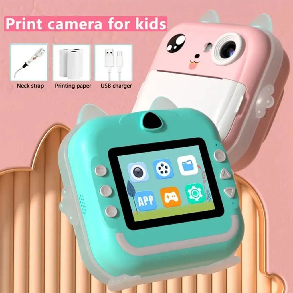 Appareil Photo Numérique HD pour Enfants avec Imprimante Thermique - Image 4