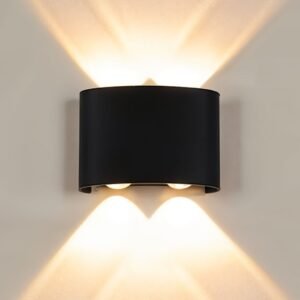 Applique Murale LED Étanche  2 Lampes en PP