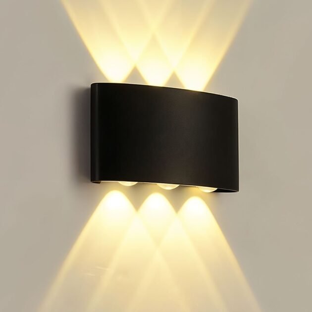 Applique Murale LED 6W Étanche 3 Lampes en PP