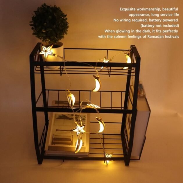 Guirlande Lumineuse Eid Lune & Étoile