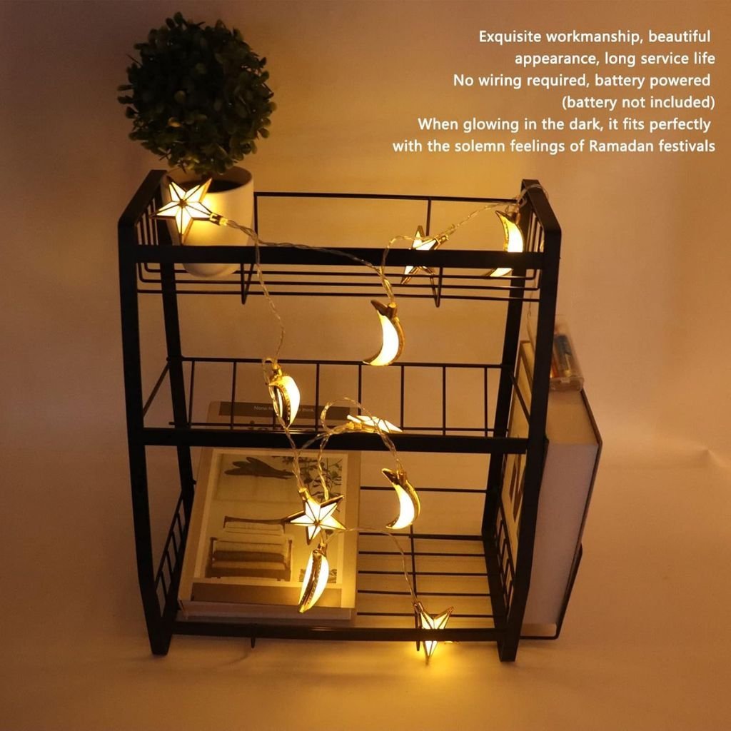 Guirlande Lumineuse Eid Lune & Étoile - Image 2