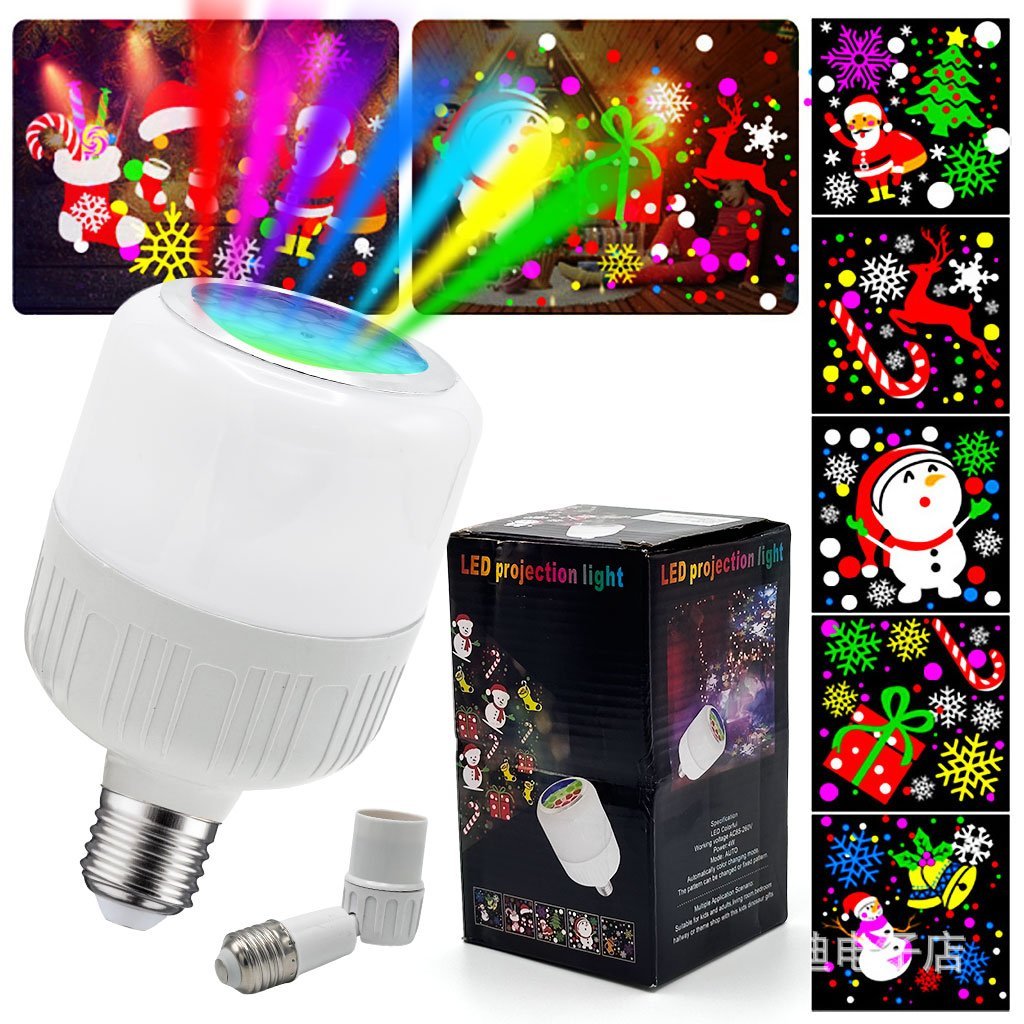 Ampoule de projection LED avec dessins animés pour chambre d’enfants