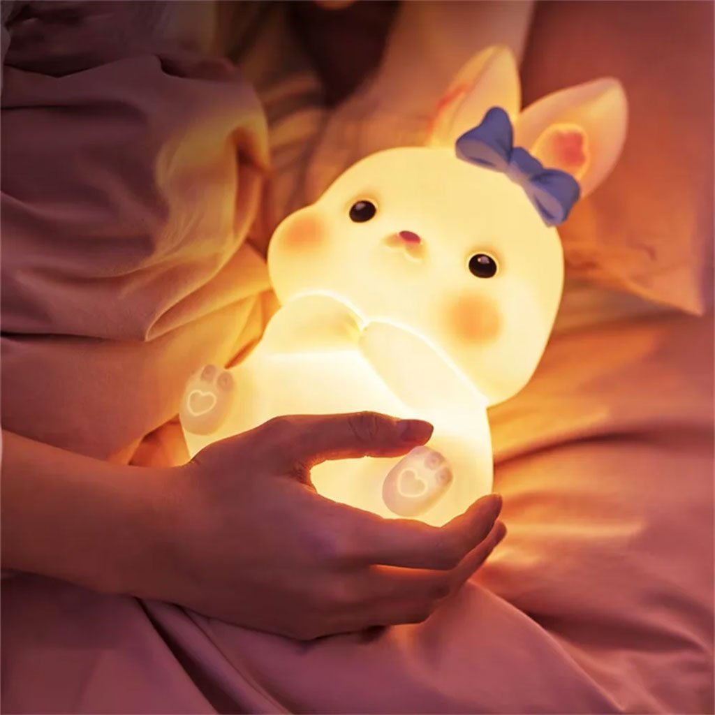 Veilleuse Enfant Design Lapin Mignon – Lampe LED Douce et Sécurisée - Image 2