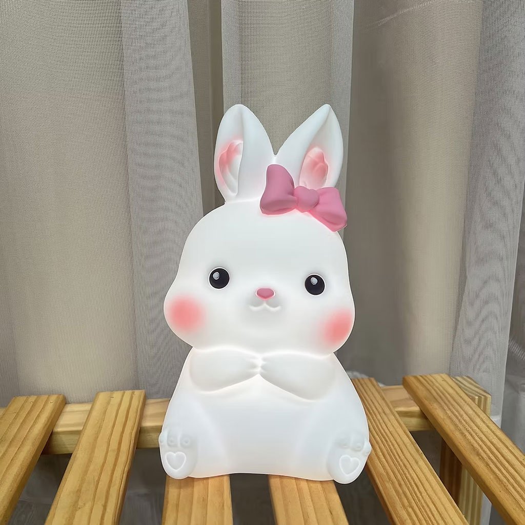 Veilleuse Enfant Design Lapin Mignon – Lampe LED Douce et Sécurisée - Image 3