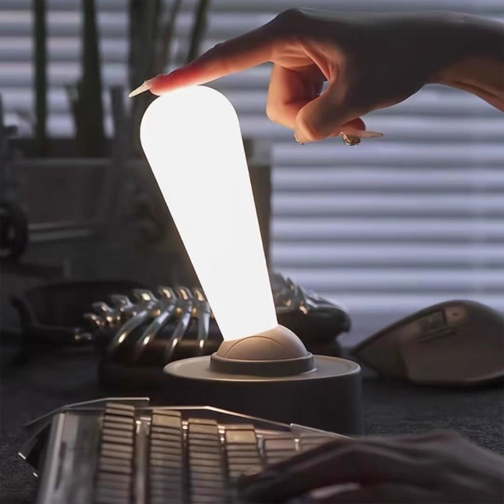 Veilleuse LED Design à Levier Rechargeable avec Interrupteur à Bascule - Image 4