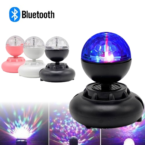 Projecteur LED avec Haut-Parleur Bluetooth - Éclairage Dynamique