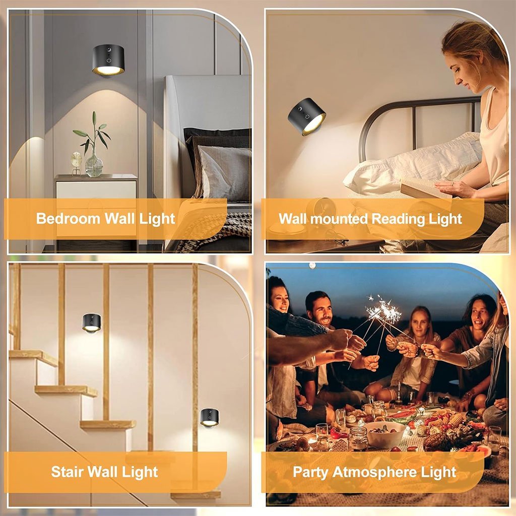 Applique Murale Double Tête et 3 niveaux de luminosité 360° - Image 8