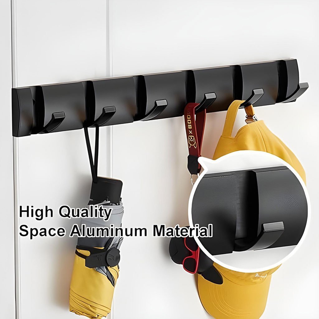 Porte Manteau Mural Métallique avec 6 Crochets – Élégance, solidité et gain d’espace - Image 3