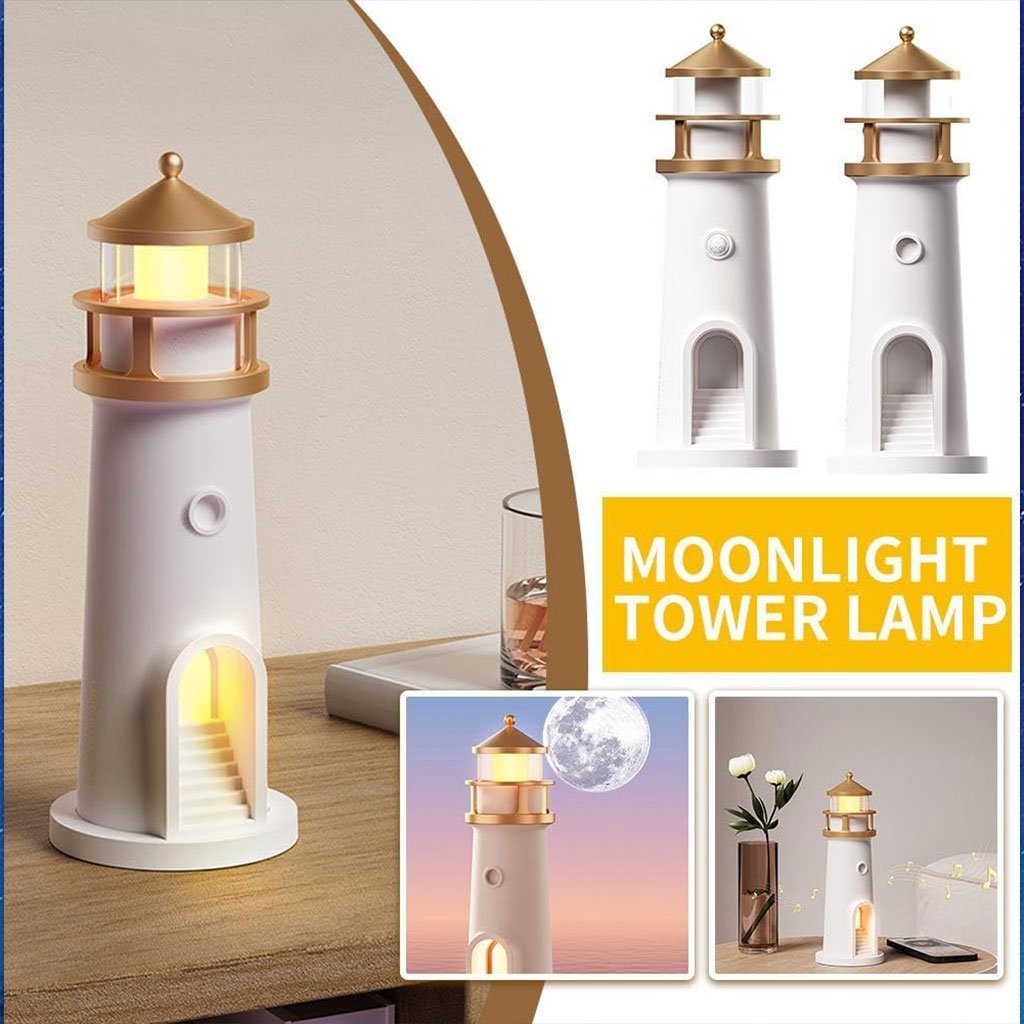 Veilleuse Lune Projecteur LED – Lampe Phare Rechargeable avec Télécommande - Image 3