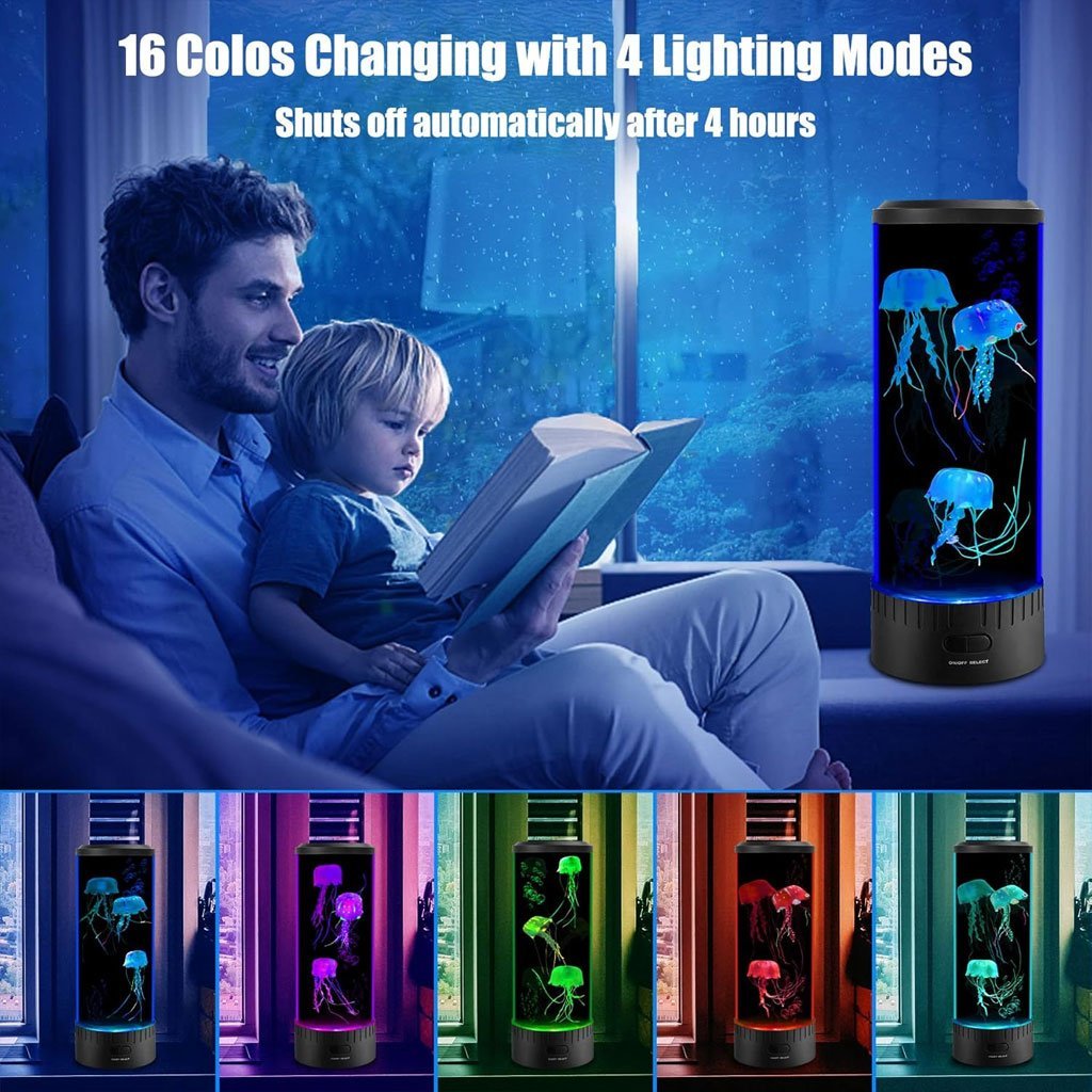 Lampe Méduse LED Apaisante - Ambiance Relaxante - Image 3