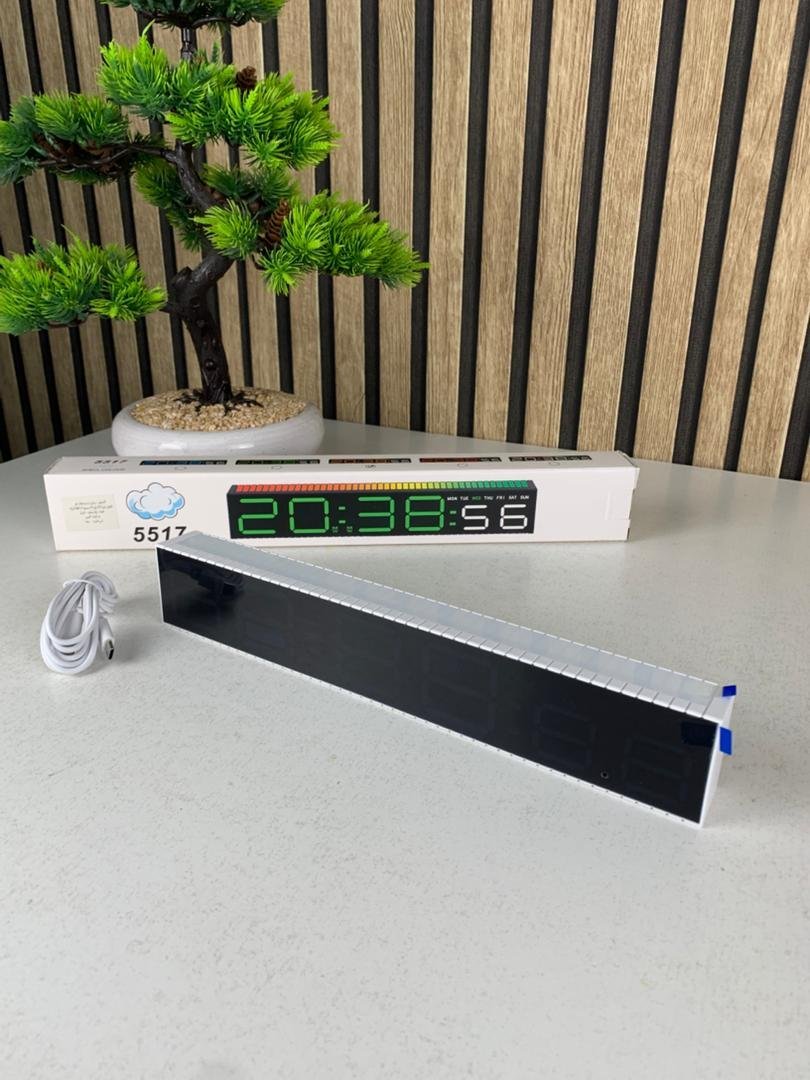 Horloge Numérique LED Intelligente – Effets Lumineux Interactifs & Affichage Multifonction - Image 8