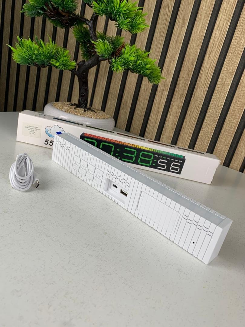 Horloge Numérique LED Intelligente – Effets Lumineux Interactifs & Affichage Multifonction - Image 7