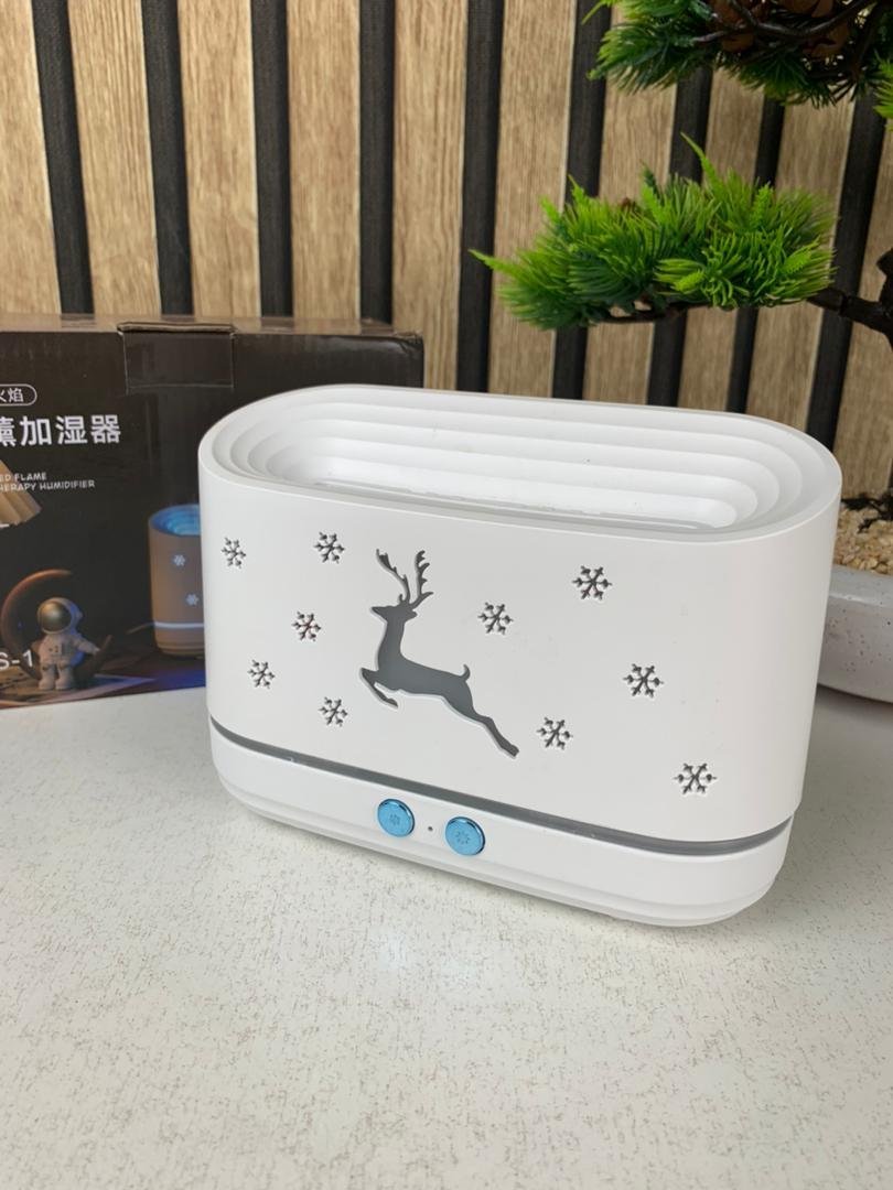 Humidificateur et Diffuseur d’Huiles Essentielles Effet Flamme LED 300ml - Image 8