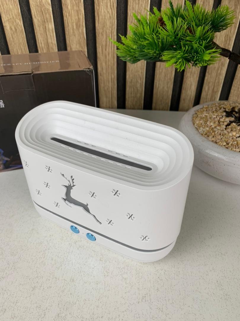 Humidificateur et Diffuseur d’Huiles Essentielles Effet Flamme LED 300ml - Image 7