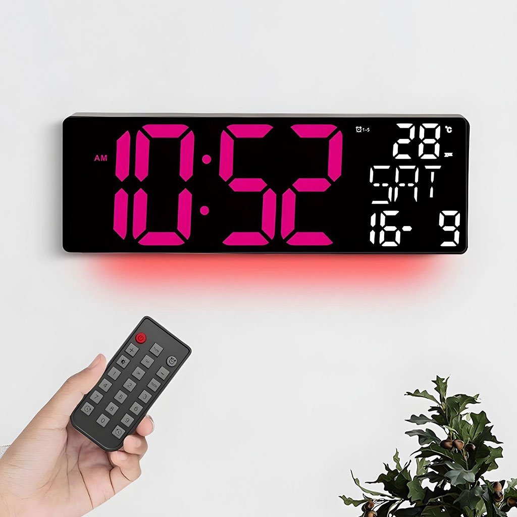 Horloge Digitale LED Design Moderne – Élégance, Lumière et Simplicité - Image 2