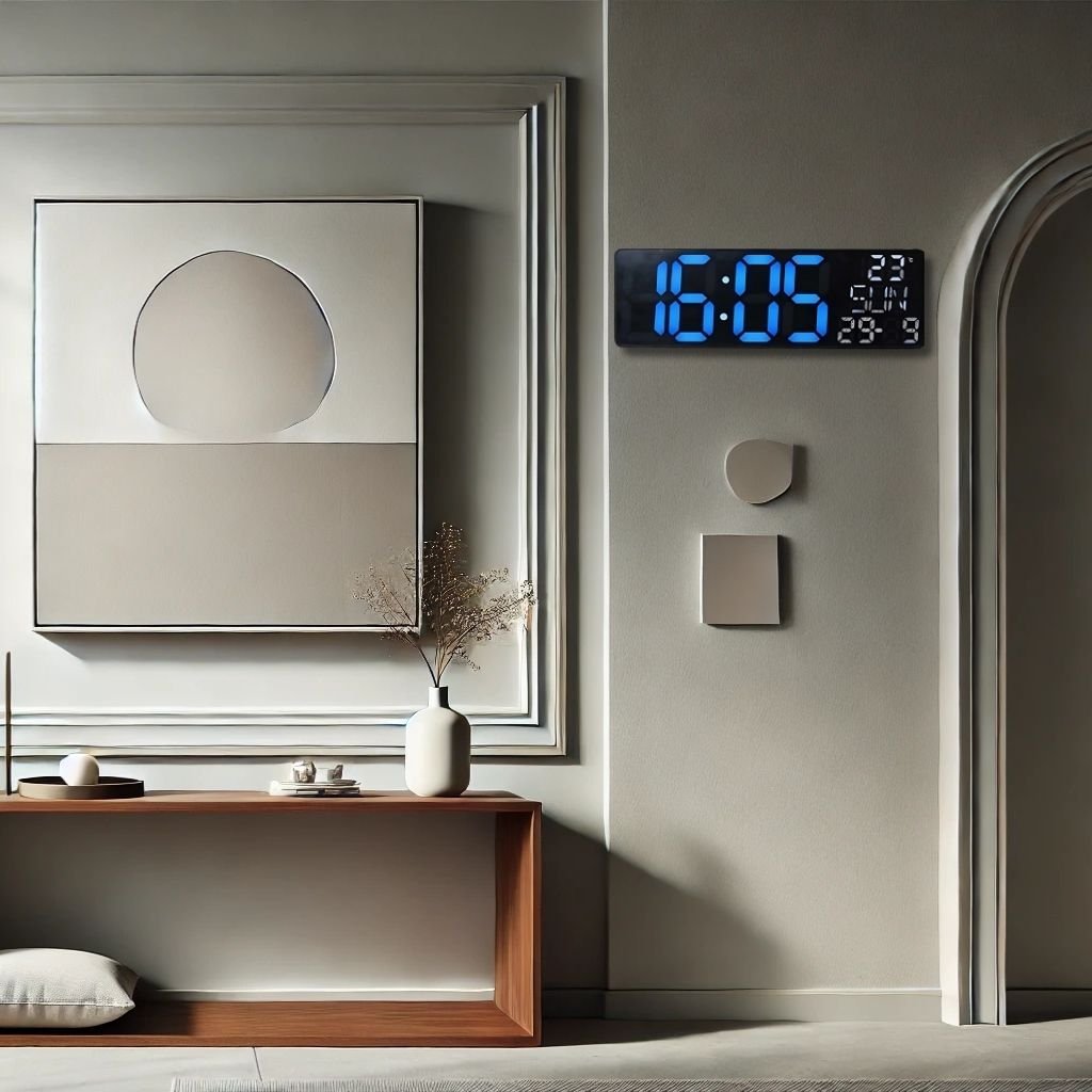 Horloge Digitale LED Design Moderne – Élégance, Lumière et Simplicité - Image 3
