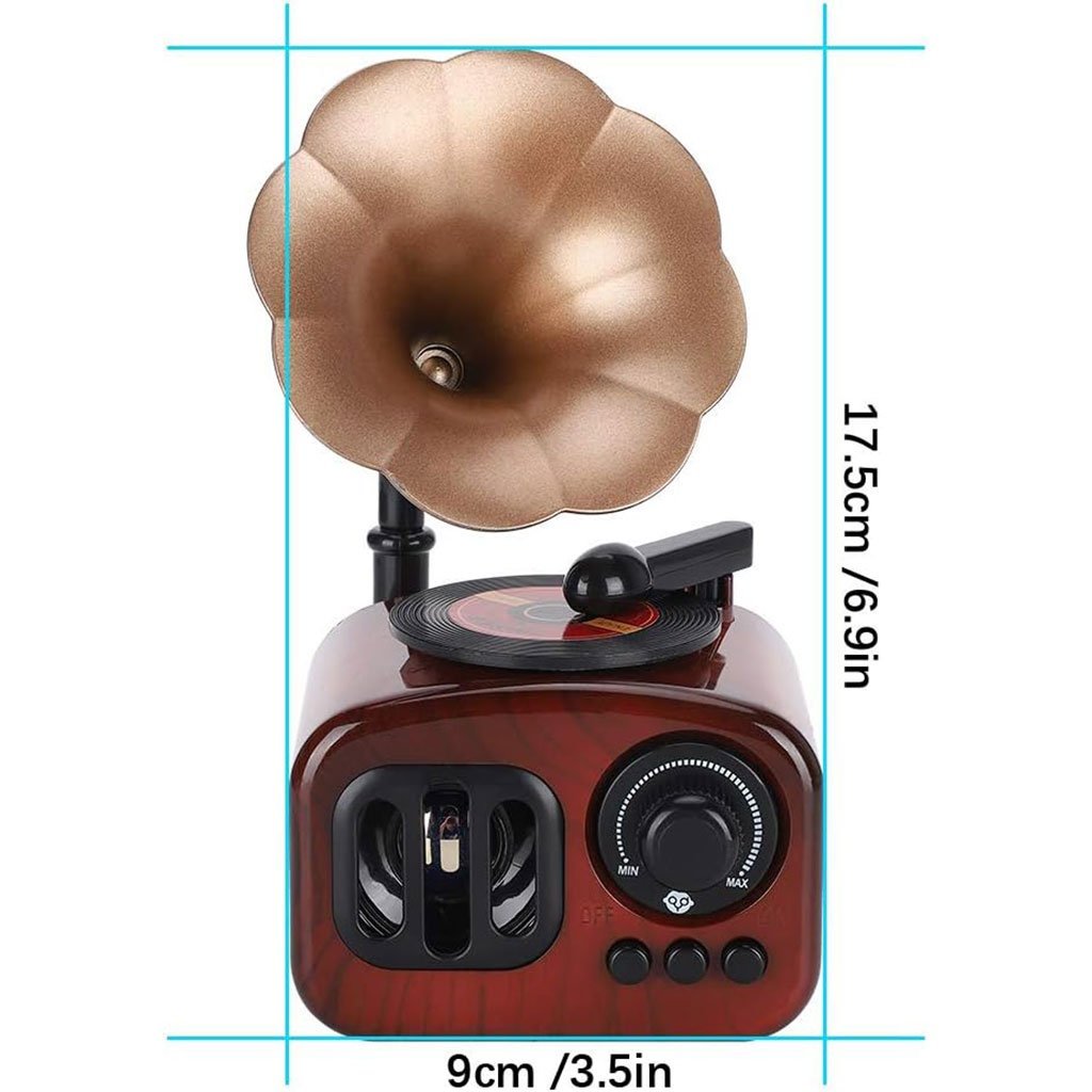 Boîte à Musique Rétro Phonographe en bois - Image 2